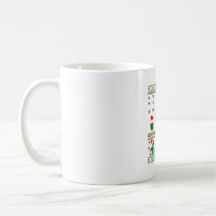 Taza De Café esposa elf navidades suéter feo
