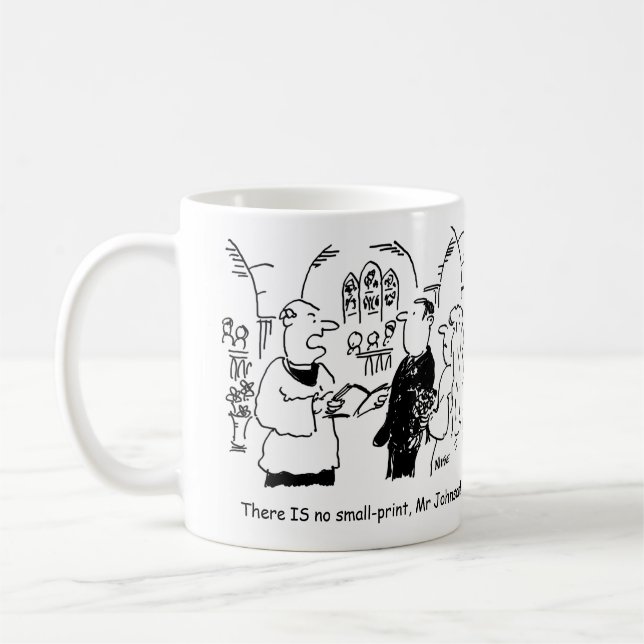 Taza De Café Esposa en un Personalizado Boda a la Personalizaci (Izquierda)