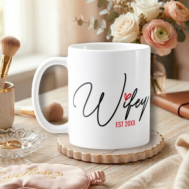 Taza De Café Esposa Estableció Personalizado (Subido por el creador)