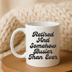 Taza De Café Esposa jubilada marido chiste divertido de matrimo