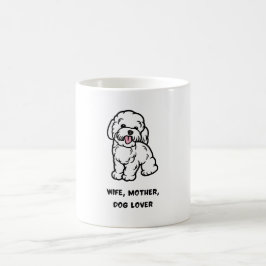 Taza De Café Esposa, madre, amante de los perros