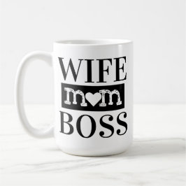 Taza De Café Esposa Mamá Boss