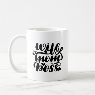 Taza De Café Esposa Mamá Boss