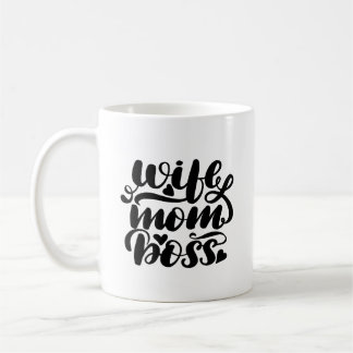 Taza De Café Esposa Mamá Boss