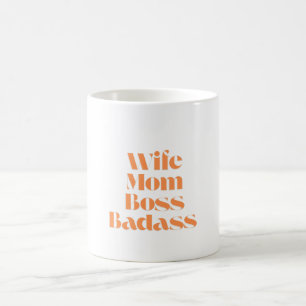 Taza De Café Esposa Mamá Boss Badass