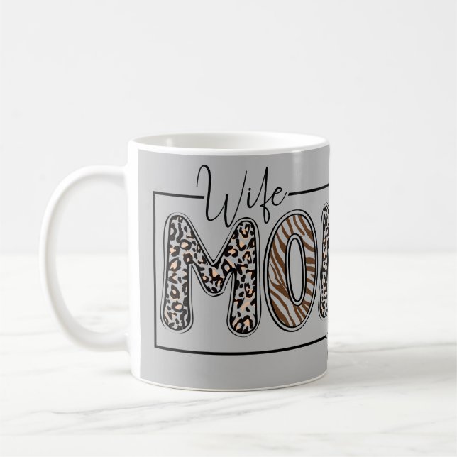 Taza De Café Esposa Mamá Boss Personalizado (Izquierda)