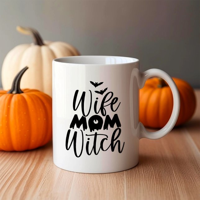 Taza De Café Esposa Mamá Bruja (Subido por el creador)