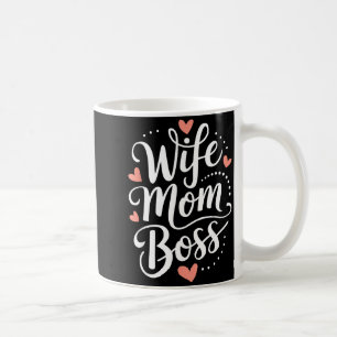 Taza De Café Esposa mamá jefa divertido día de las madres