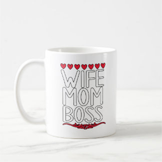 Taza De Café Esposa, Mamá, Jefe