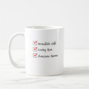 Taza De Café Esposa Mamá Mummu Mujer Finlandesa