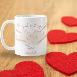 Taza De Café Esposa pequeña y linda Esposa Dumplings romántico