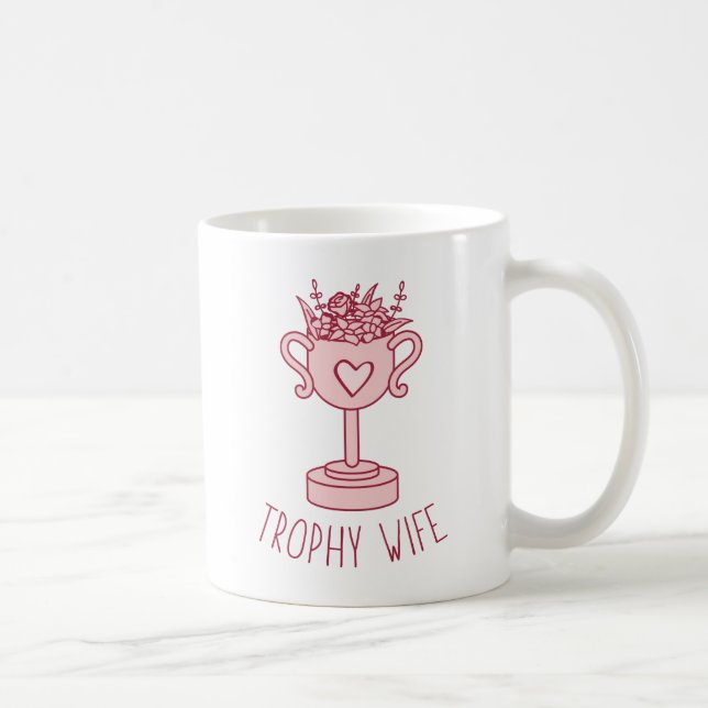 Taza De Café Esposa Trofeo (Derecha)