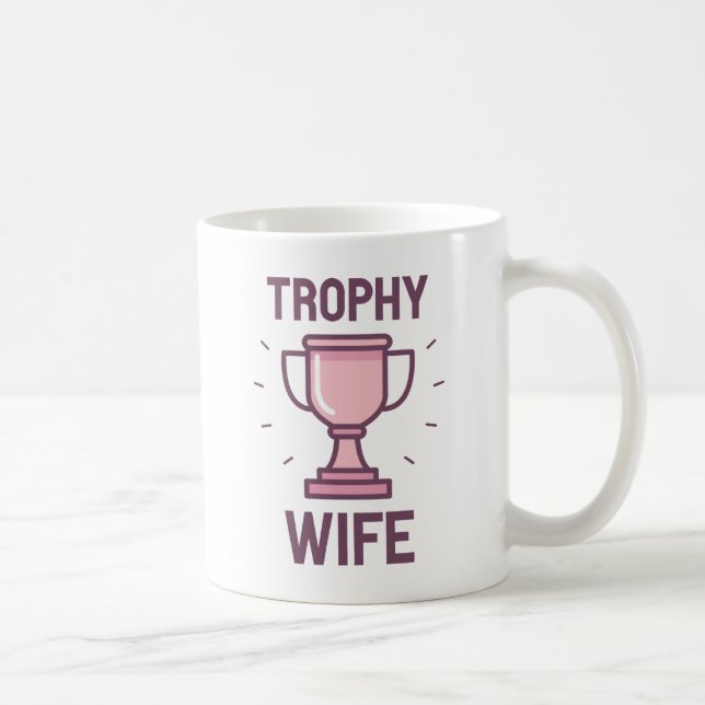 Taza De Café Esposa Trofeo (Derecha)