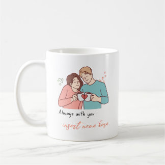 Taza De Café Esposa y atraco hubby, paro