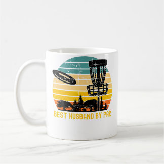 Taza De Café Esposo de Disc Golf Vintage - Mejor Esposo Por Par