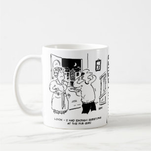 Taza De Café Esposo no quiere ser interrogado después del concu