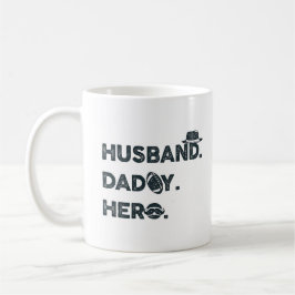 Taza De Café Esposo. Papá. Héroe