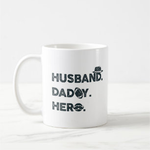 Taza De Café Esposo. Papá. Héroe
