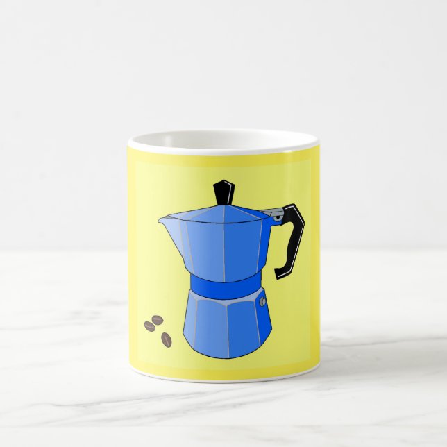Taza De Café Espresso arcoiris azul (Centro)