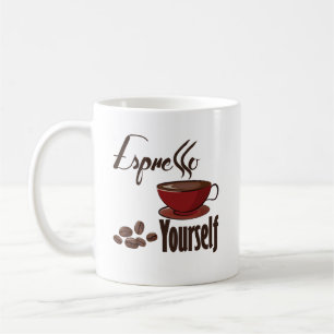 Taza De Café Espresso Coffee Pun Express You
