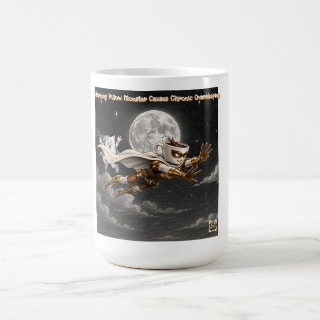 Taza De Café Espresso Enforcer vs. Pillow Monster (Centro)