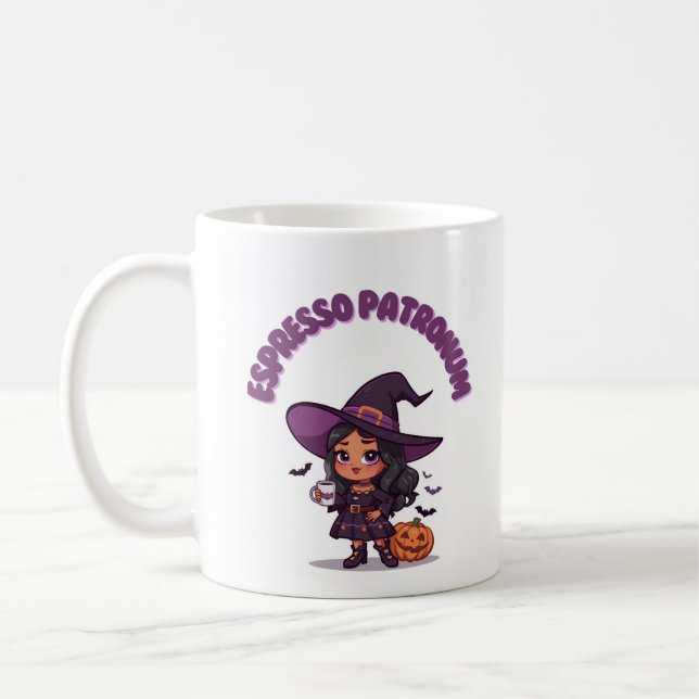 Taza De Café Espresso Patronum Witch Mug – Dark Witch Kawaii (Izquierda)