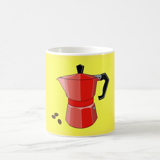Taza De Café Espresso rojo arcoiris (Centro)