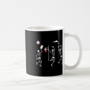 Taza De Café Esqueleto Bailarín Enfermera Divertida Esqueleto H