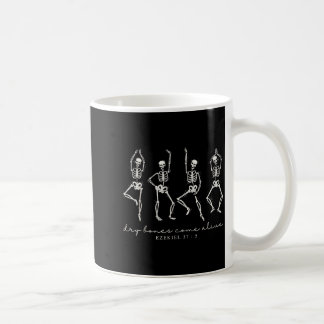 Taza De Café Esqueleto Bailarín Huesos Secos Cobran Vida Ha Cri