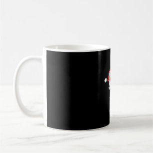 Taza De Café Esqueleto de baile de Dabbing Santa Dab