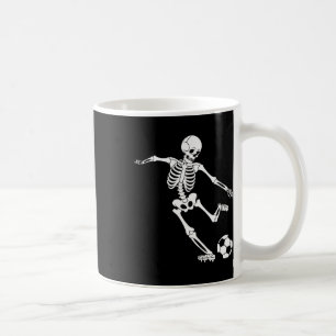 Taza De Café Esqueleto de fútbol Halloween Hombres Niños Jugado