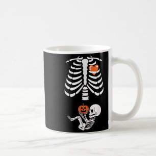 Taza De Café Esqueleto de Halloween Bebé Costillas Embarazo Mat