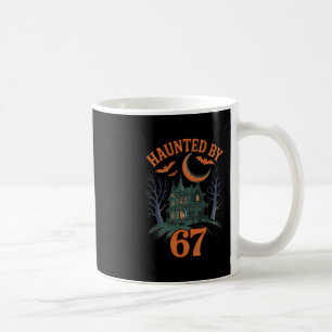 Taza De Café Esqueleto de Halloween Embrujado Número Seis Siete