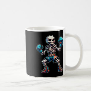 Taza De Café Esqueleto de kickboxing Kickboxer Muay Thai luchad