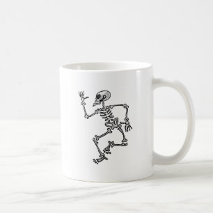 Taza De Café Esqueleto divertido