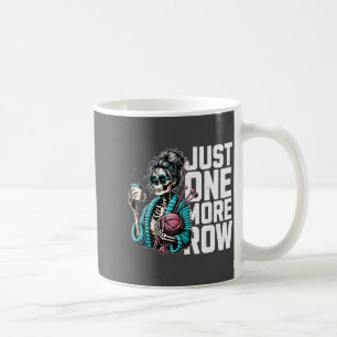 Taza De Café Esqueleto Divertido Amante del Ganchillo y Tejido 