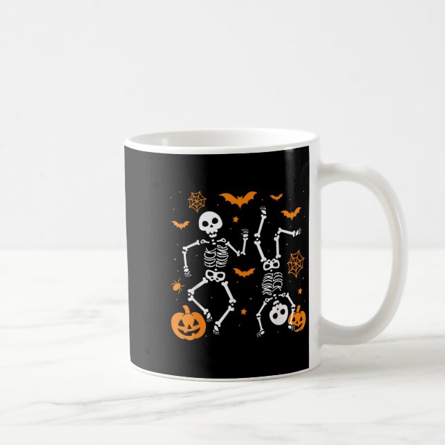 Taza De Café Esqueleto divertido de Halloween de Trump (Derecha)
