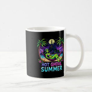 Taza De Café Esqueleto Divertido Helado Caliente Ghoul Verano V