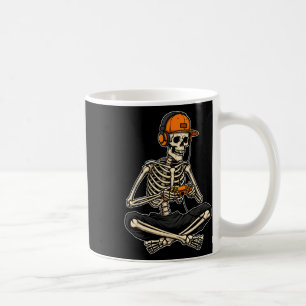 Taza De Café Esqueleto Gamer Halloween Gaming Chicos Hombres Di
