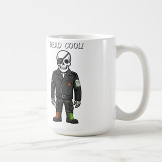 Taza De Café Esqueleto Motero Genial | Halloween