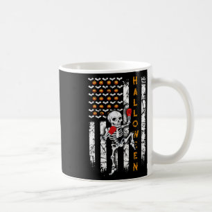 Taza De Café Esqueleto Muay Thai Halloween Kickboxing Mma Us Fl