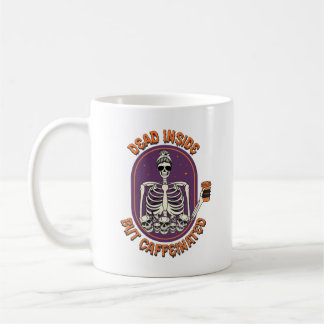 Taza De Café Esqueleto Muerto por Dentro pero Catequinado