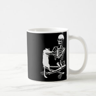Taza De Café Esqueleto sosteniendo un atrevido Costum de Hallow