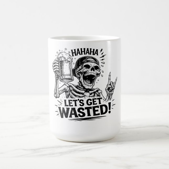Taza De Café Esqueleto: Vamos a desperdiciar (Centro)