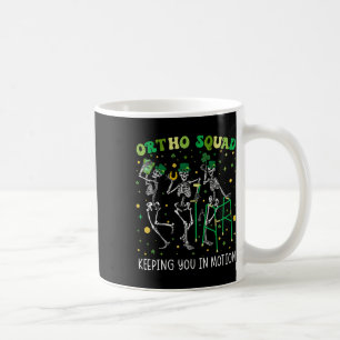 Taza De Café Esqueletos de baile Ortho Squad St Patricks Orthop
