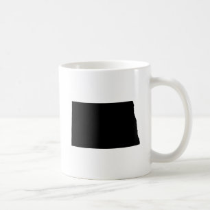 Taza De Café Esquema del estado de Dakota del Norte