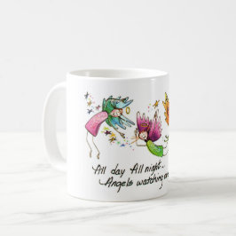 Taza De Café Esquetos acuáticos "Todo el día" de ángeles que vu