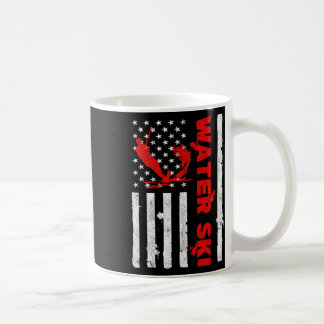 Taza De Café Esquí acuático Bandera americana Deportes de playa