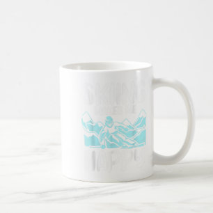 Taza De Café Esquí alpino en pendiente cuesta abajo Los deporte