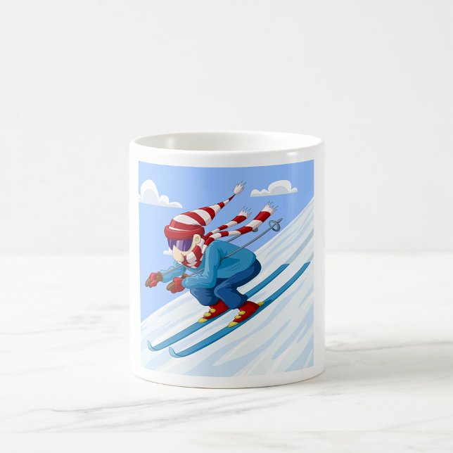 Taza De Café Esquí de descenso (Subido por el creador)